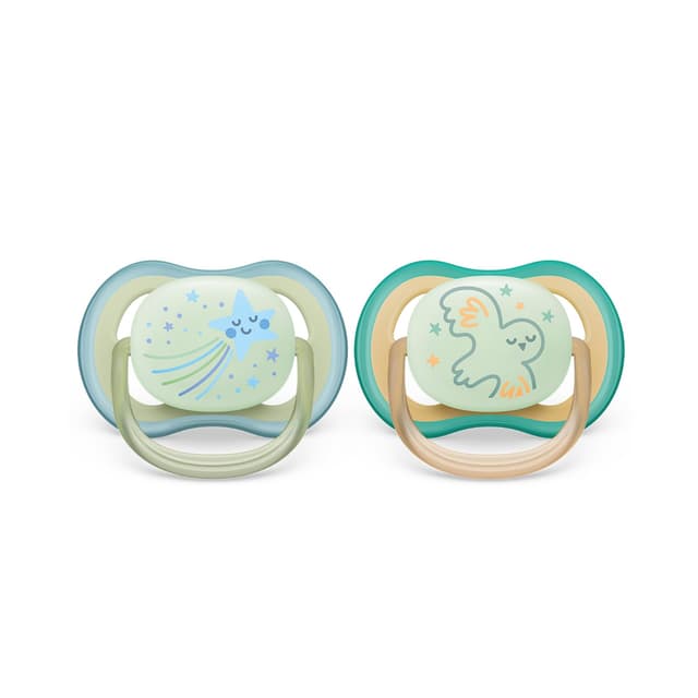 Angebot: AVENT Ultra Air Nighttime Schnuller – 2er Pack 🦉