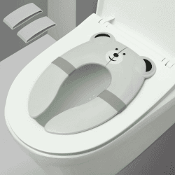 🐼 PandaEar Faltbarer Toilettensitz Kinder für Unterwegs - Tolles Bären Design 👶