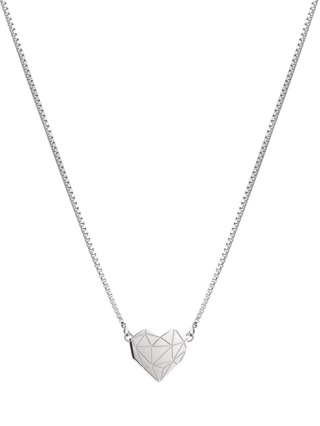 LIEBESKIND BERLIN Damen-Collier aus Edelstahl 🌟 Silber Single