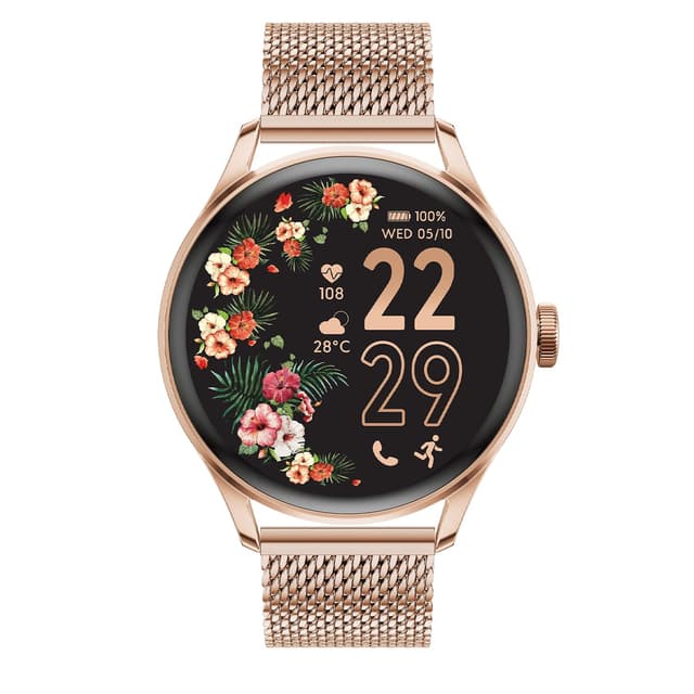 🌟 Angebote: Ice Watch - Ice smart 2.0 - Runde verbundene Uhr (1,20 Zoll) Roségold ⌚