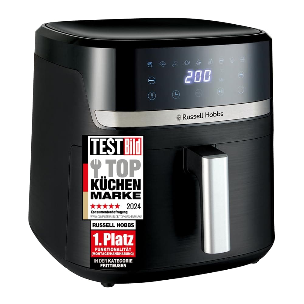 Russell Hobbs Heißluftfritteuse XXL 8,3L Rapid AirFryer SatisFry - Ideal für Familien! 🍟🍕🍗