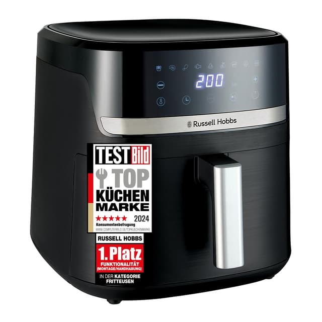Russell Hobbs Heißluftfritteuse XXL 8,3L Rapid AirFryer SatisFry - Ideal für Familien! 🍟🍕🍗