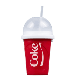 🍧 Magic Freez Slushy Maker – Tragbarer Slushy Becher aus Silikon mit 2-in-1 Strohhalm und Löffel 🥤 Angebot bei HelloDeals