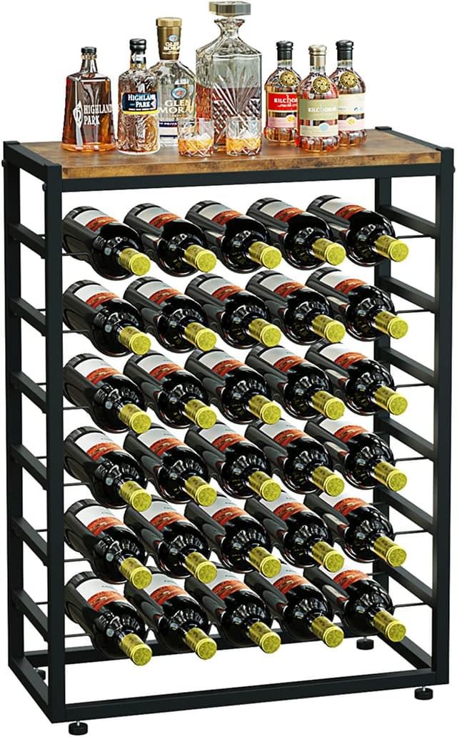 Dripex Weinregal für 30 Flaschen | Vintage Weinständer Metall 🍷