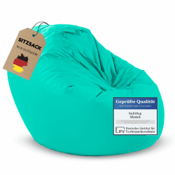 BuBiBag Medium Türkis Sitzsack für Kinder und Jugendliche 😎🎮 Angebot bei HelloDeals