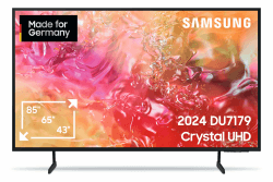 🌟 Samsung Crystal UHD TV 4K DU7179 Fernseher 55 Zoll: Gaming Hub & Smart TV 🌈 Angebot bei HelloDeals