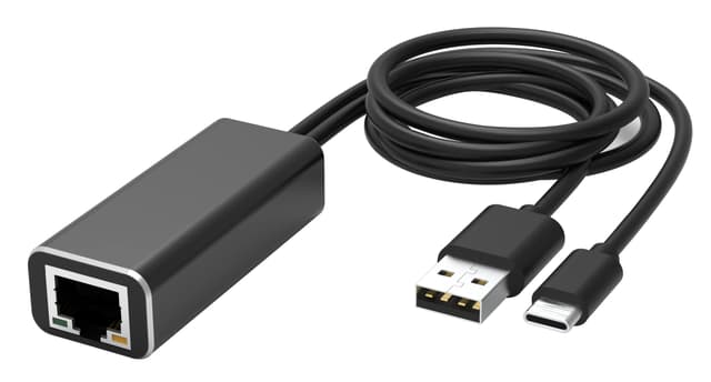 🔌📺 waipu.tv Ethernet Adapter 4K Stick | USB-C auf RJ45 | LAN Netzwerkadapter