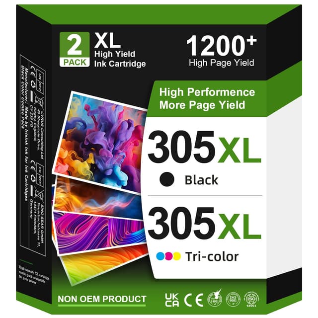 🖨️ 305XL Druckerpatronen Ersatz für HP 305 - Sparpaket! 🌟