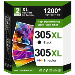 🖨️ 305XL Druckerpatronen Ersatz für HP 305 - Sparpaket! 🌟