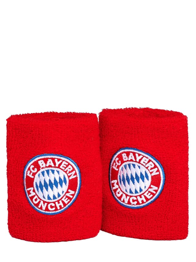 🔴⚽ FC Bayern München Schweißband 2er-Set | Handgelenkbänder | Rot