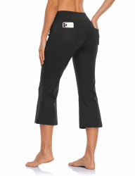 🌟 MOVE BEYOND Damen Bootcut Yogahose und 3/4-Hosen: Superweich & Elegant! 🌸 Angebot bei HelloDeals