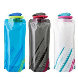 🌟 YoMaris Unisex Adult 700ML Faltbare Set von 3 - Wasserflasche für Abenteuer 🏞️ Angebot bei HelloDeals