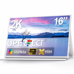 🌟 UPERFECT Tragbarer Monitor 2K 16 Zoll 500 Nits Helligkeit 🌈