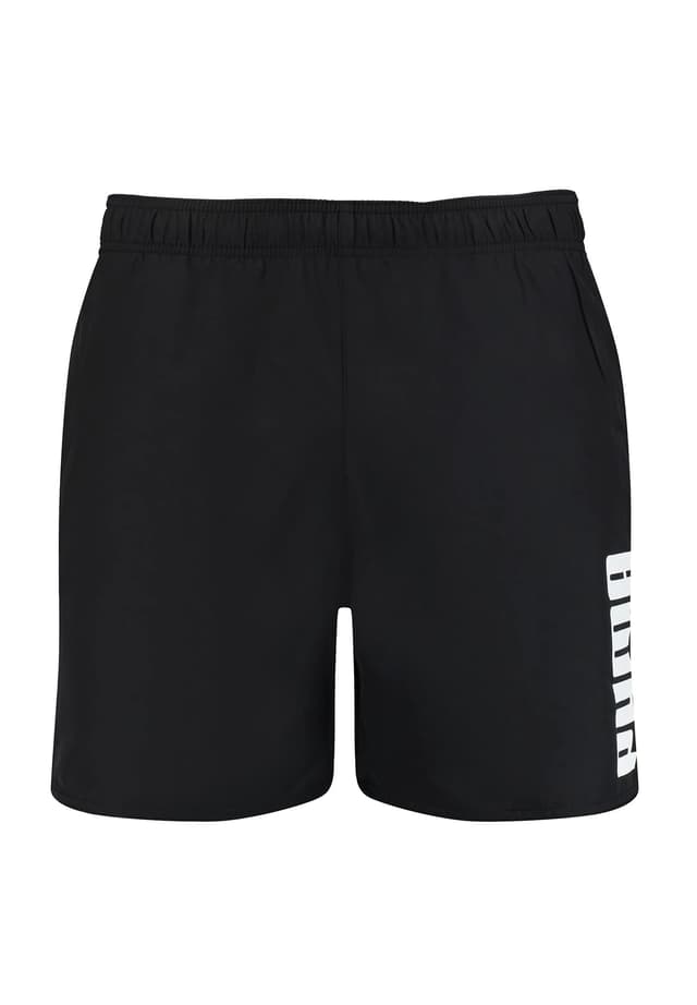 🔥 PUMA Herren Men's Mid Shorts Swim Trunks L Schwarz 🩳