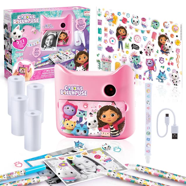 Canal Toys Photo Creator GAB005 - Gabby 12 MP Sofortbildkamera für Kinder 📸🎨