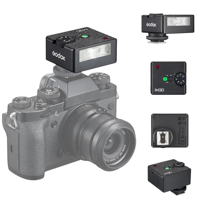 📸 Godox iM30 Kamerablitz Speedlite GN15 - Perfekte Beleuchtung für Ihre Fotos! 🌟
