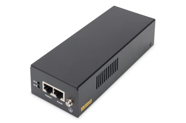 🔌🌟DIGITUS Ethernet PoE++ Injektor - Gigabit - IEEE 802.3bt - 85W PoE-Budget✨