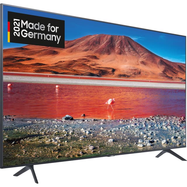 📺🌟 Samsung Crystal UHD 4K TV 43 Zoll (GU43AU7179UXZG, Deutsches Modell) Schwarz - 2021