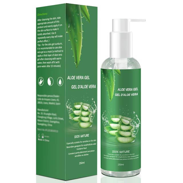 🌿 100% reines Aloe Vera Gel für Haut, Haare & Körper 🌞
