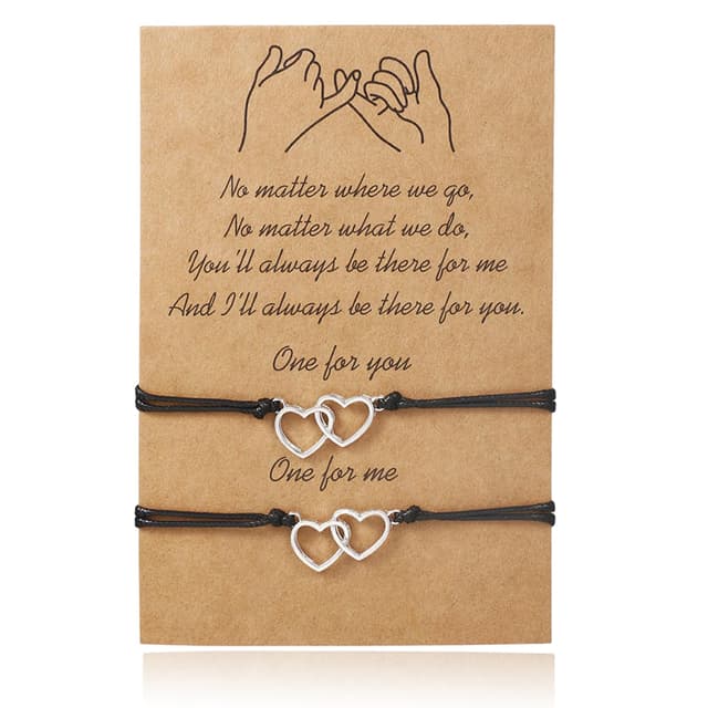 🎁 Cuhostki Armband Mit Herz Anhänger - Freundschaftsarmbänder Für 2 ❤️