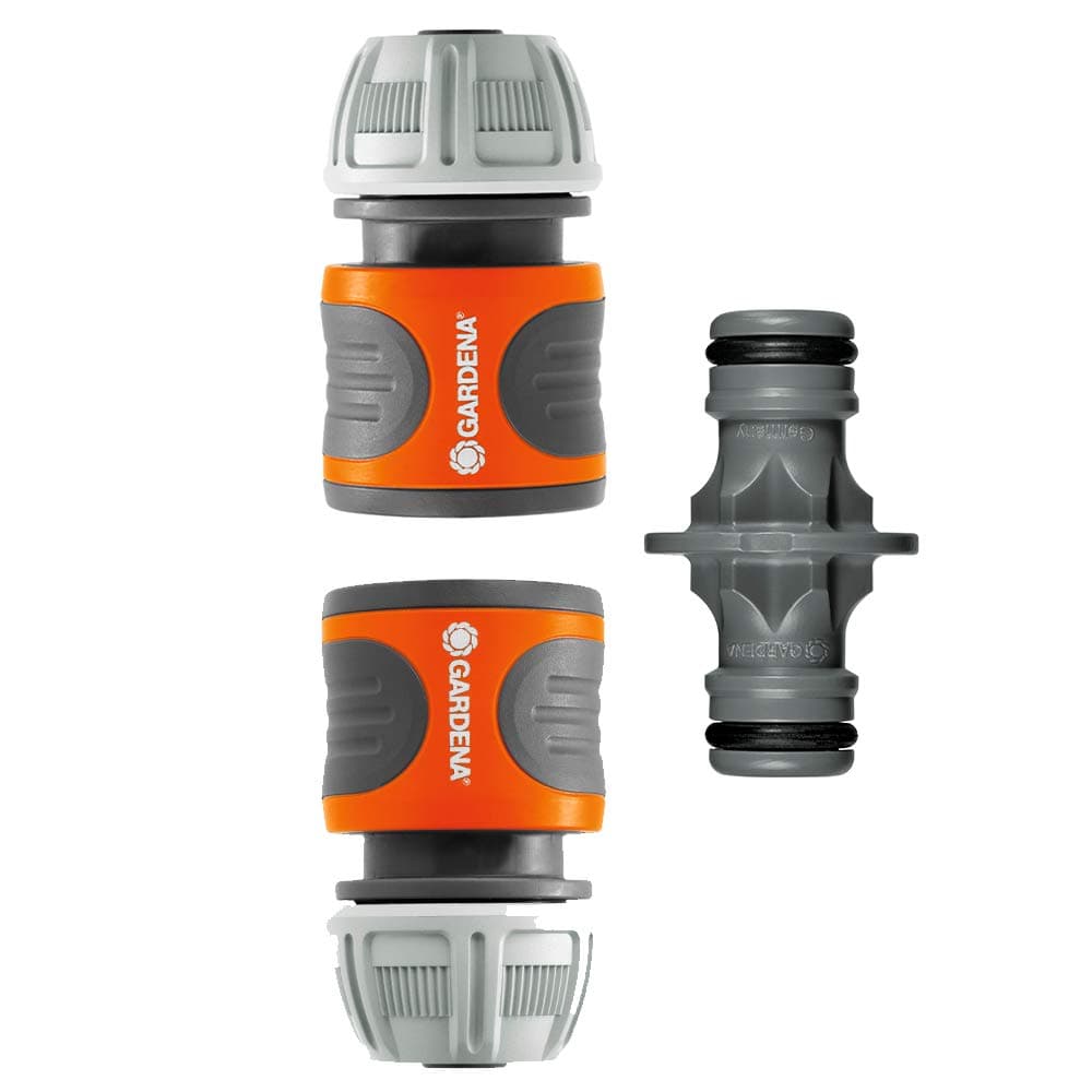 🌿 Gardena Kupplungs-Satz: Schlauchkupplung zur Schlauchverlängerung 13 mm (1/2 Zoll) und 15 mm (5/8 Zoll) 🌊