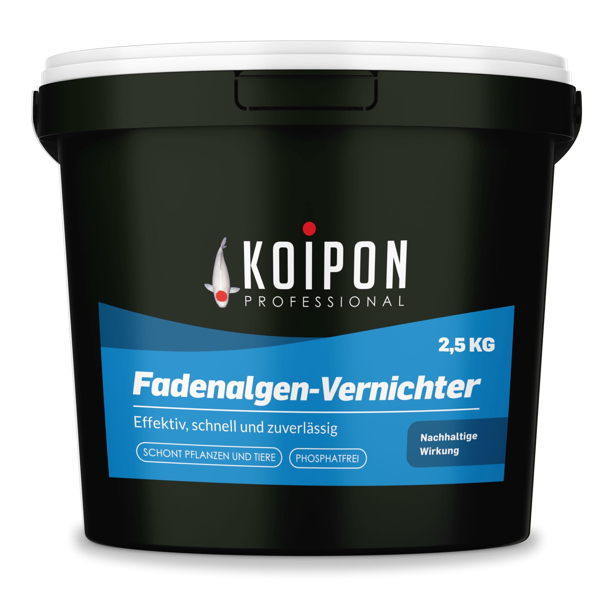 🌿🐠 KOIPON Fadenalgen-Vernichter 2,5 kg | Phosphatfreie Algenbekämpfung