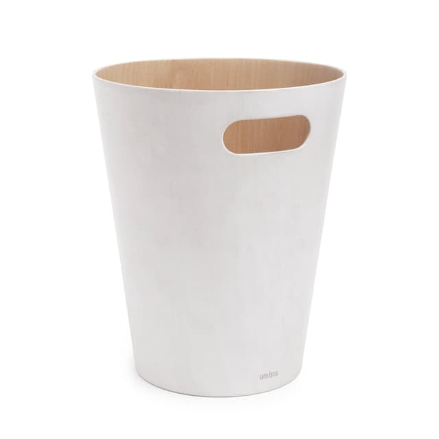Umbra Woodrow Abfalleimer – Moderner Holz Papierkorb 🌿🗑️