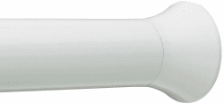 🚿 Amazon Basics Verstellbare Duschvorhang-Spannstange, 61-91 cm, Weiß 🚿 Angebot bei HelloDeals