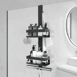 🚿 UUlioyer Duschablage zum Hängen aus Edelstahl SUS304 Ohne Bohrer für Glastür 🛁