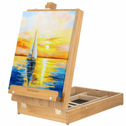 🎨 COOZEE Tischstaffelei Sketchbox für Künstler 🖌️
