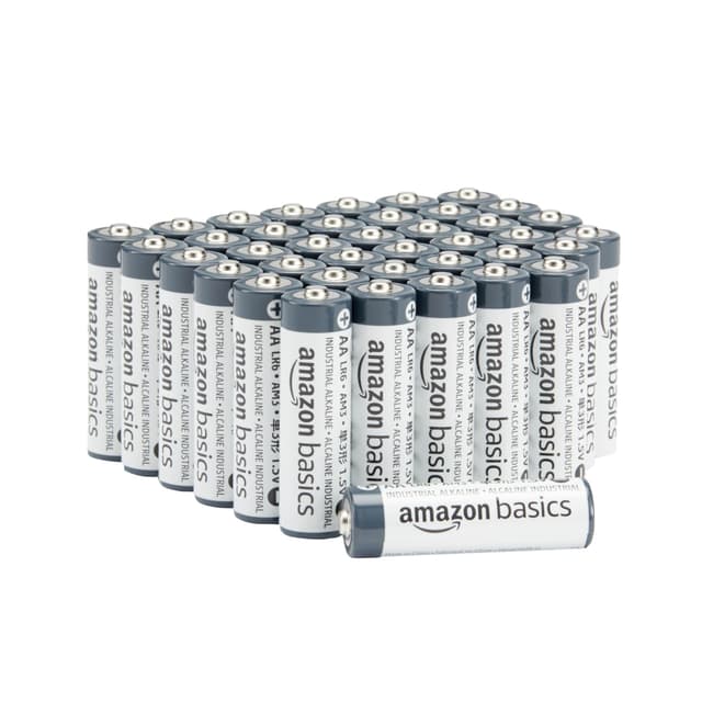 🔋 Amazon Basics AA Alkali-Batterien, 1,5 V, 5 Jahre lagerfähig, 40 Stück