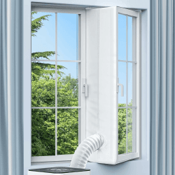 Effiziente Kühlung und Energieeinsparung 🌬️🌿🔧 | Fensterabdichtung für Mobile Klimageräte Angebot bei HelloDeals