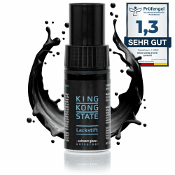 🚗🔧 King Kong State Lackstift - SCHWARZ GLÄNZEND - 1-Schicht-Lack zur Ausbesserung von Steinschlägen und Kratzern am Auto Angebot bei HelloDeals