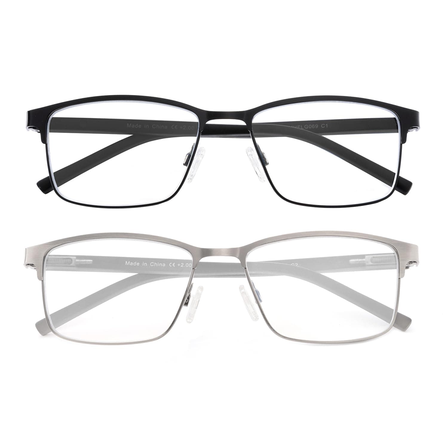 SKYWAY Lesebrille für Herren mit Blaulicht-Blockierung und Metallrahmen 😎👓