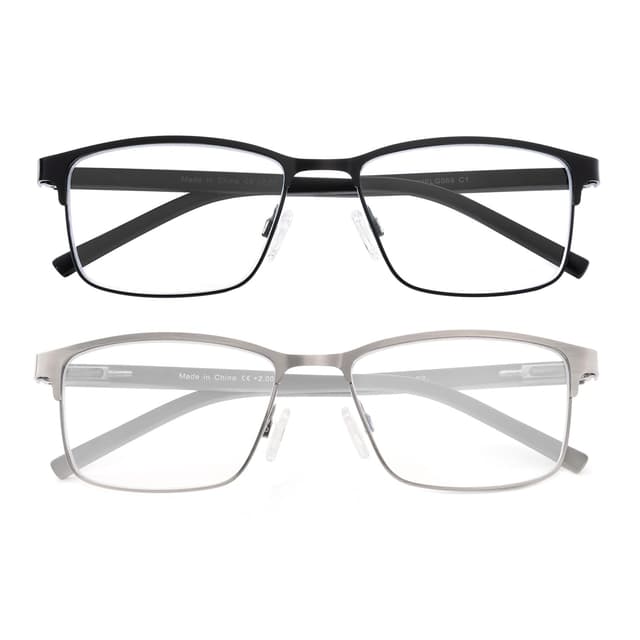 SKYWAY Lesebrille für Herren mit Blaulicht-Blockierung und Metallrahmen 😎👓