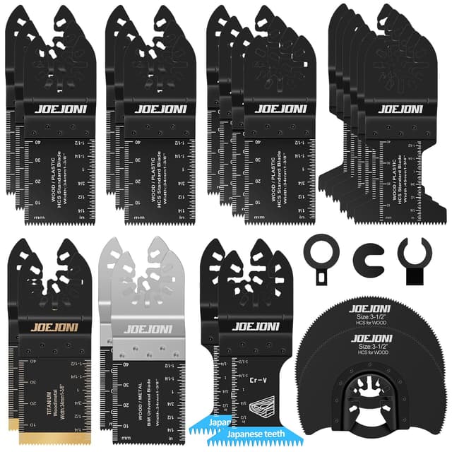 🔧 JOEJONI 27 tlg Multitool Sägeblätter Set 🪚