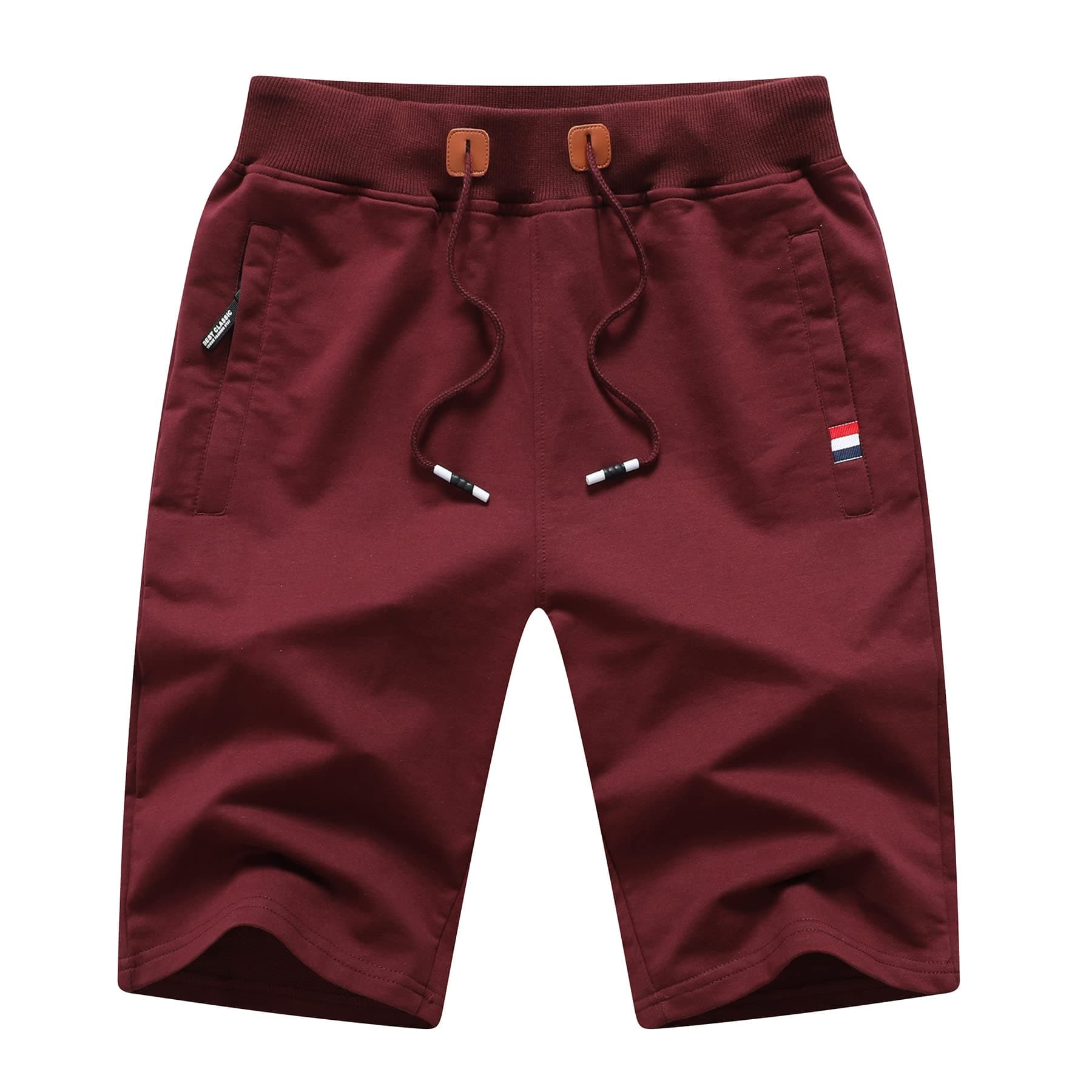 🔥 Angebot: Tansozer Sport Shorts Herren Mit Reißverschluss Rot L - Nur 29.74€!