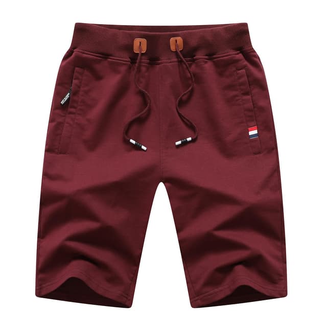 🔥 Angebot: Tansozer Sport Shorts Herren Mit Reißverschluss Rot L - Nur 29.74€!