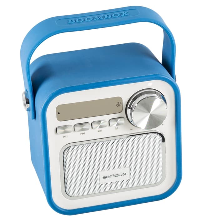🔊🎶 Serioux Joy Portable Speaker - Bluetooth, FM Radio, microSD, Blau