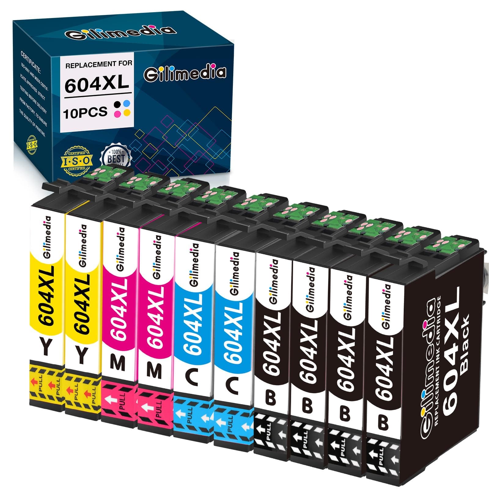 GILIMEDIA 604 XL Druckerpatronen 10er-Pack für Epson - Hohe Qualität & Leistung 🖨️