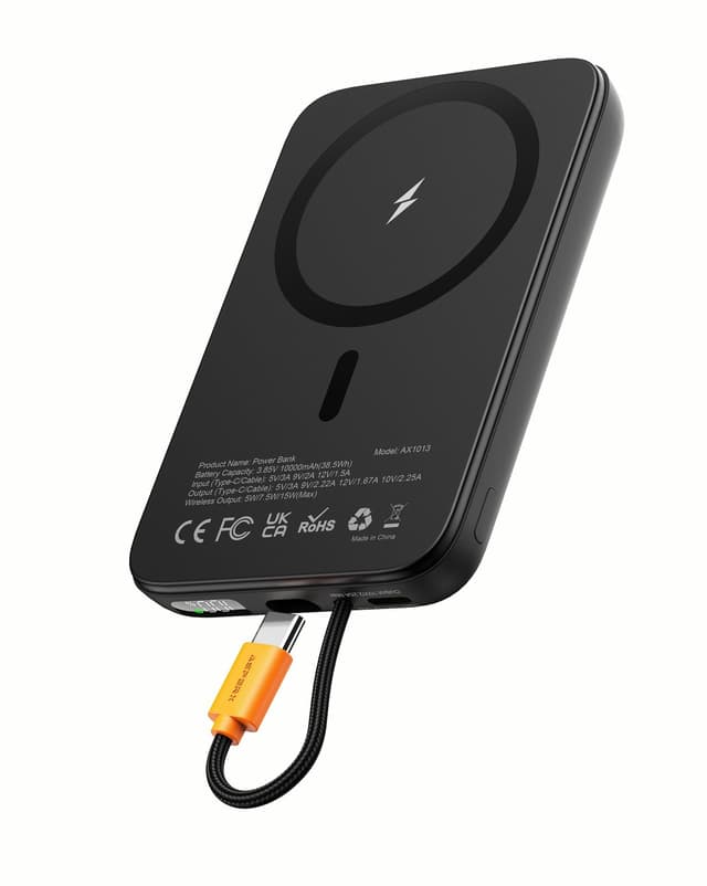Magnetische Powerbank Klein Wireless 10000mAh 📱🔋