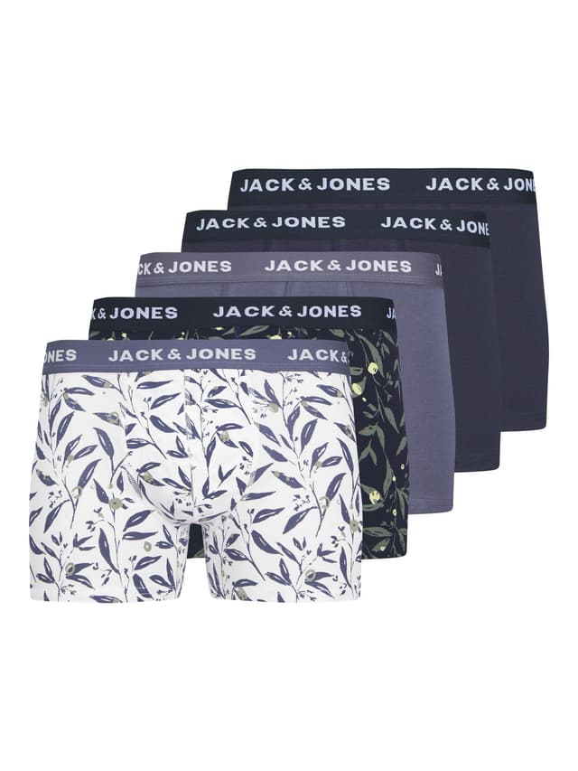 🌿🩲 SALE: JACK & JONES Herren Boxershorts 5er-Pack XXL Night Sky