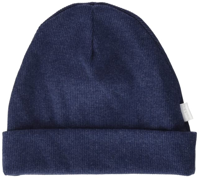 👶🧢 Noppies Unisex Baby U Hat Rib Nevel Verschluss PREM Navy Melange - P758 | 60% RABATT!