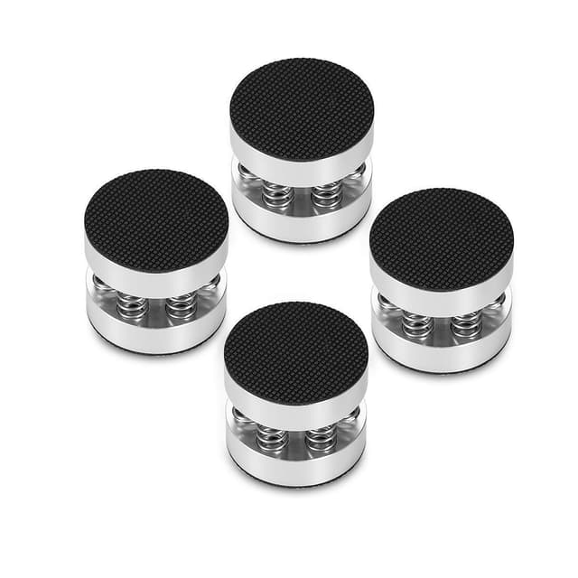 🔊🎶 Nobsound 4PCS Silver Aluminum Spring Speakers Spikes Isolation Stand for HiFi Amplifiers - Angebot!