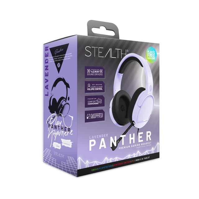 🎮 Panther Gaming Headset Lavender - SALE!