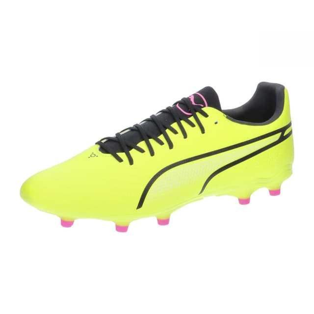 🔥 PUMA Unisex King Pro Fg/Ag Soccer Shoe 46 EU Electric Lime Puma Black Poison Pink - Angebot!