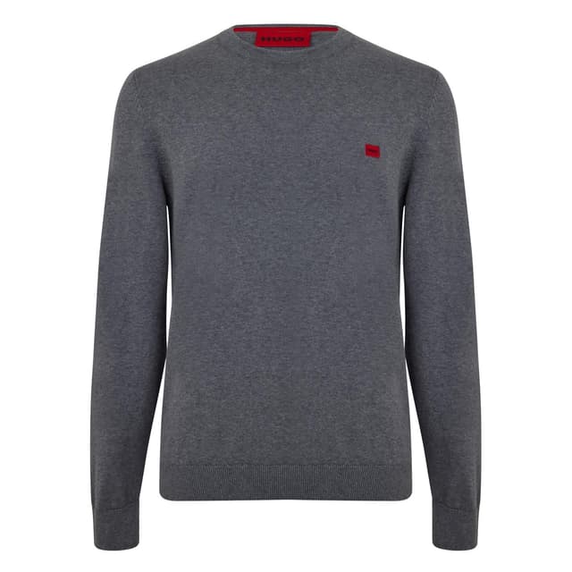 🔥 HUGO Herren San Cassius-c1 Strickpullover S Medium Grau34 Deal - Nur 37.2€!
