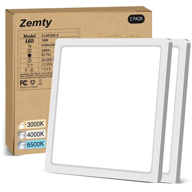 Zemty LED Deckenleuchte - Modern und Energiesparend! 💡