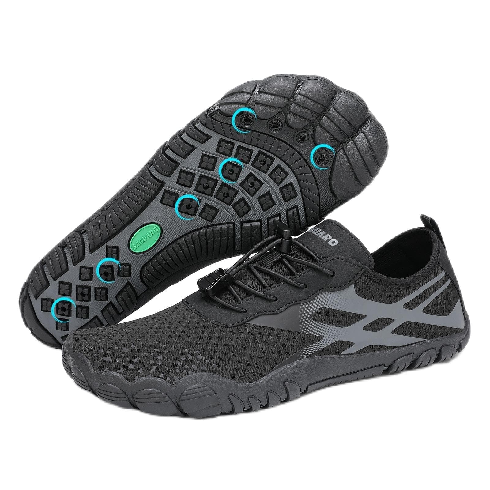 SAGUARO Badeschuhe Damen Aquaschuhe Herren Slip On 🌊