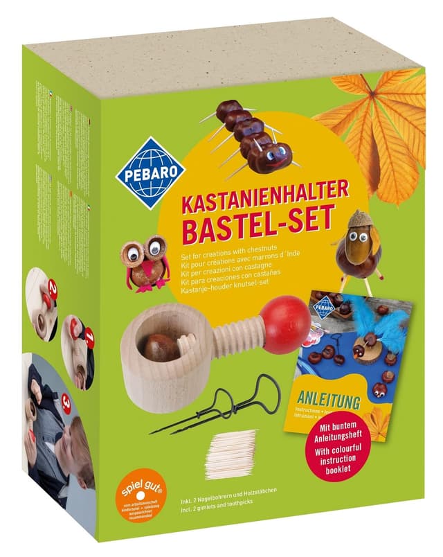 🌰 Pebaro Set Kastanienbohrer für Kinder 👧👦